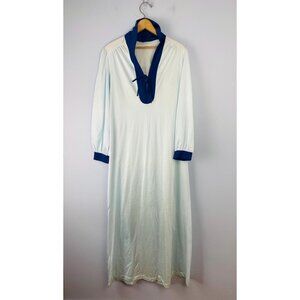 Vintage NWT Shadowline Cuddlemere Nightgown with Contrasting Trim, Size Small